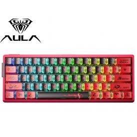 AULA AG60 Max 60% FrostCore Switch Aluminium Wired Gaming Keyboard Red