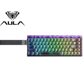 AULA HERO 68 60% Jade King Switch Wired Gaming Keyboard Black Light House