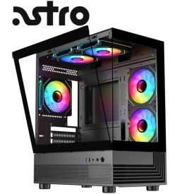 Astro AGC-L17M Micro-ATX 3 ARGB Fans Gaming Casing
