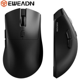 EWEADN E7 TRI-Mode Light Weight Wireless Gaming Mouse Black