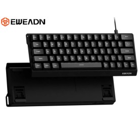 EWEADN DK63 63-Keys Wired Mechanical Gaming Keyboard Black