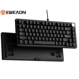 EWEADN DK75 Wired Mechanical Gaming Keyboard Black