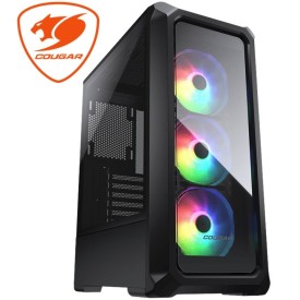 COUGAR Archon 2 RGB Tempered Glass 3 Pre-Installed Gaming Casing Black