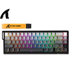 AttackShark X68PRO HE Wireless Rapid Trigger Magnetic Gaming Keyboard MoonLight