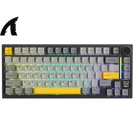 ATTACKSHARK X820Ultra Shark Switch Tri-mode Gasket Mechanical Wireless Gaming Keyboard Star Black