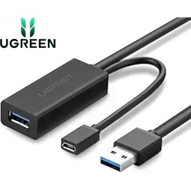 UGREEN 20826 USB 3.0 EXTENTION CABLE 5M BLACK