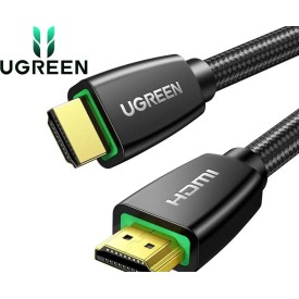 UGREEN 40408 HDMI TO HDMI MALE CABLE 1M BLACK