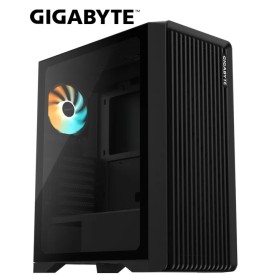 GIGABYTE GB-C103G GLOBAL GLASS 4 Pre-Installed RGB Fans Gaming CPU Casing