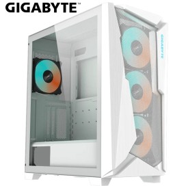 GIGABYTE GB-C301GW TYPE-C Tempered Glass Gaming Casing With 4 RGB Fans