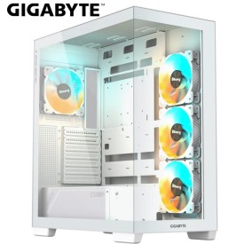 GIGABYTE GB-C500PI PANORAMIC Stealth Tempered Glass Gaming Casing With 4 ARGB Fans