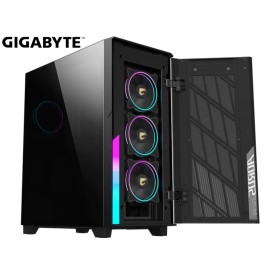 GIGABYTE AORUS GB-AC500G Tempered Glass Gaming Casing With 4 ARGB Fans