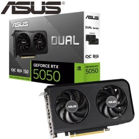 ASUS RTX 5050 Dual GeForce 8GB GDDR6 OC Edition Gaming Graphic Card