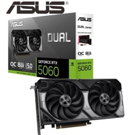 ASUS Dual GeForce RTX 5060 8GB GDDR7 OC Edition Gaming Graphic Card