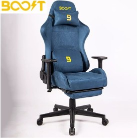 Boost Ascend Ergonomic Gaming Chair With Footrest Blue