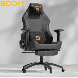 Boost Apex Ergonomic Gaming Chair With Footrest Yellow