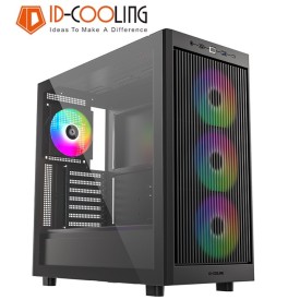 ID-Cooling WARE 510 ARGB ATX Gaming Casing Black With 4 ARGB Fans