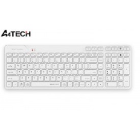 A4 Tech FBK27C AS Bluetooth & 2.4G Rechargeable Keyboard-White