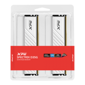 XPG SPECTRIX D35G 16GB (8GB x2) DDR4 RGB 3200Mhz Gaming Ram-White