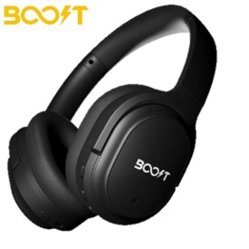 Boost Wave Wireless ANC Long Battery Life Water Resistant Headset-Black