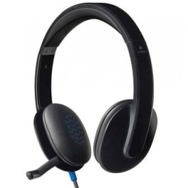 Logitech USB wired Headset H540 for Music and PC Calls Black