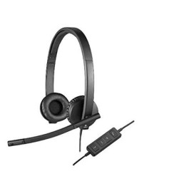 LOGITECH H570e HEADSET with noise-cancelling mic and Inline Call Controls