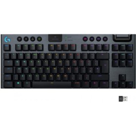 Logitech G915 TKL Tenkeyless Lightspeed Wireless RGB Mechanical Gaming Keyboard - Clicky Switch