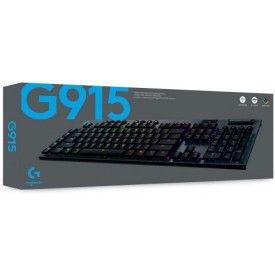 Logitech G915 LIGHTSPEED Mechanical Wireless Gaming Keyboard - Tactile Switch