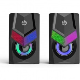 HP DHE-6000 RGB Backlight Multimedia Stereo Mini Sub woofer Speaker