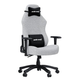 AndaSeat Luna Ergonomic Design Maximum Comfort Fully Adjustable Gaming Chair-Grey Fabric