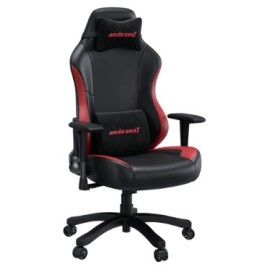 AndaSeat Luna Ergonomic Design Maximum Comfort Fully Adjustable Gaming Chair-Black/Red