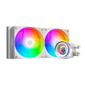 ID-COOLING FX240 INF ARGB Infinity Mirror Effect 2x120mm Intel/AMD Liquid AIO Cooler-White