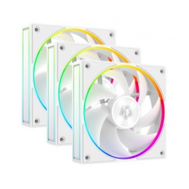 ID-Cooling AF-127-ARGB-W Trio ARGB Casing Fans (White)