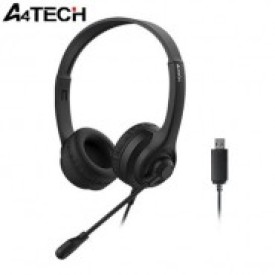 A4 Tech HU-8 DSP Stereo Light Weight Volume Control Wired USB Headset