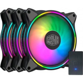 Cooler Master MasterFan MF120 Halo 3 in 1 Duo-Ring ARGB 3-Pin Lighting Casing Gen 2 Fan